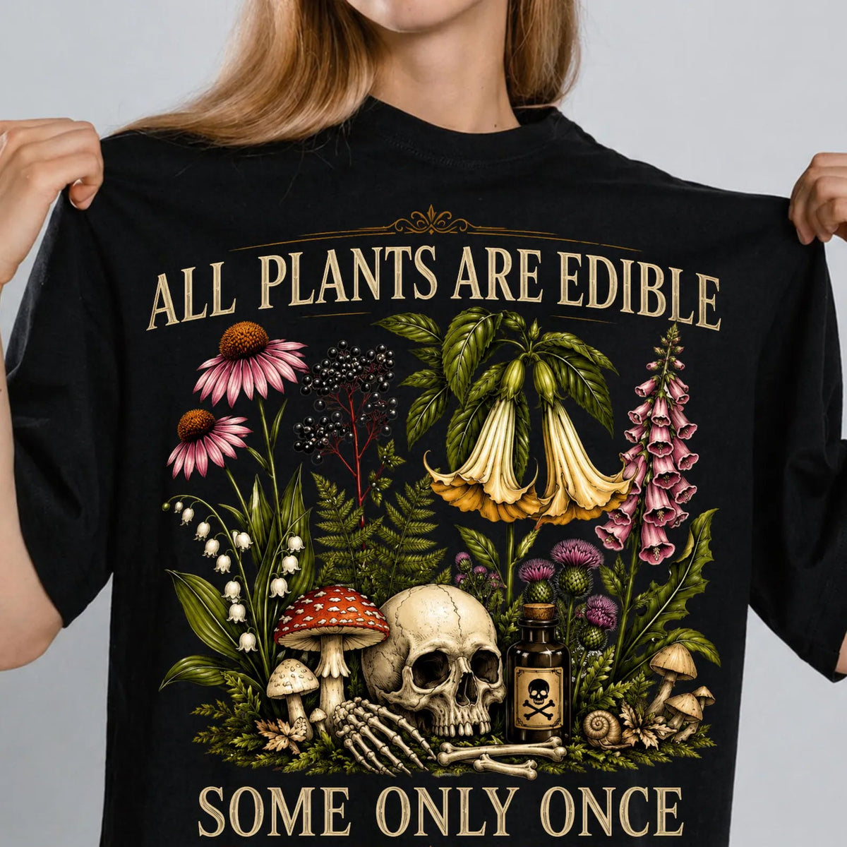 All Plants are Edible Graphic Tee
