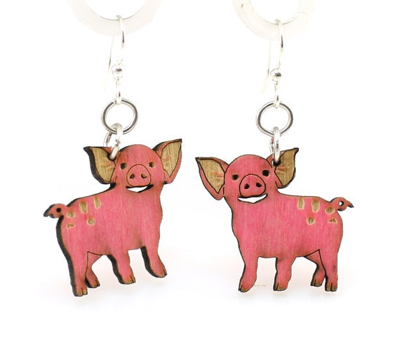 Piglet earrings # 1295