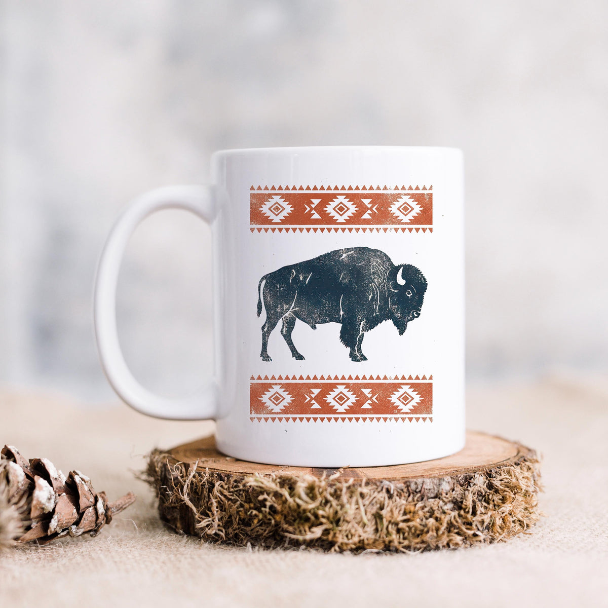 Western Buffalo Ceramic Mug