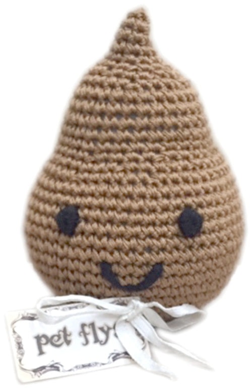 Doodie the Poo | Crocheted Squeaky Dog Toy