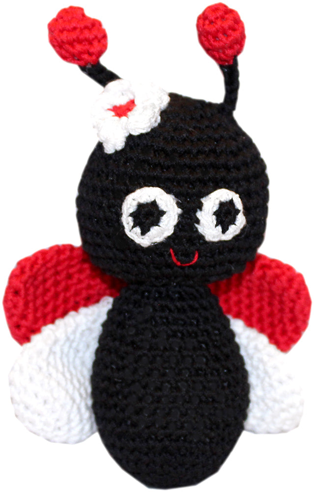 Luna the Ladybug Crocheted Dog Toy | Knit Knack