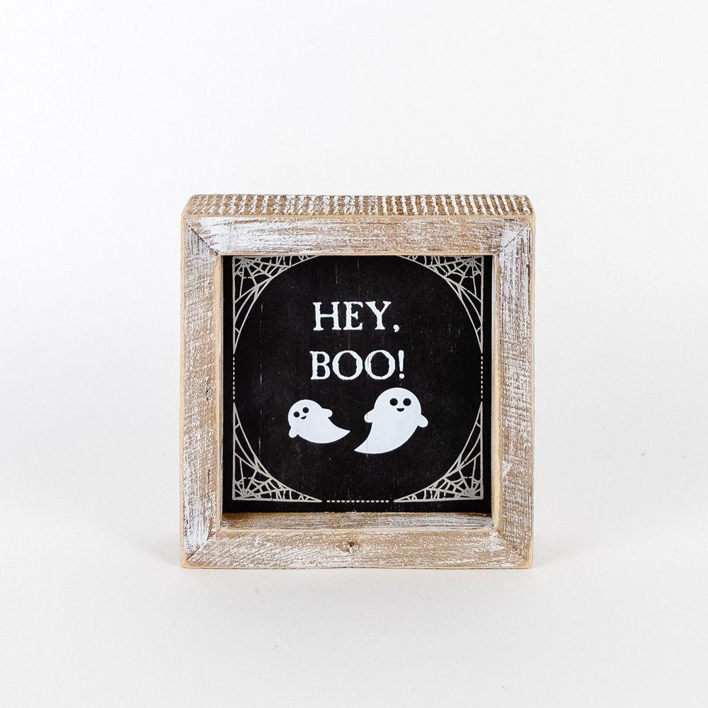 Hey Boo + Cuddle Weather Double-Sided Sign