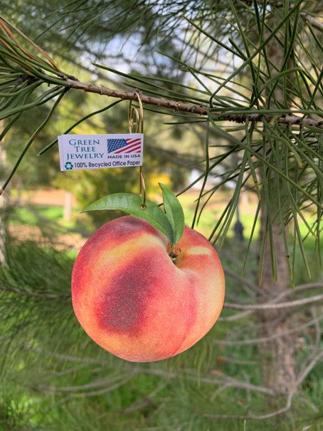 Peach Ornament