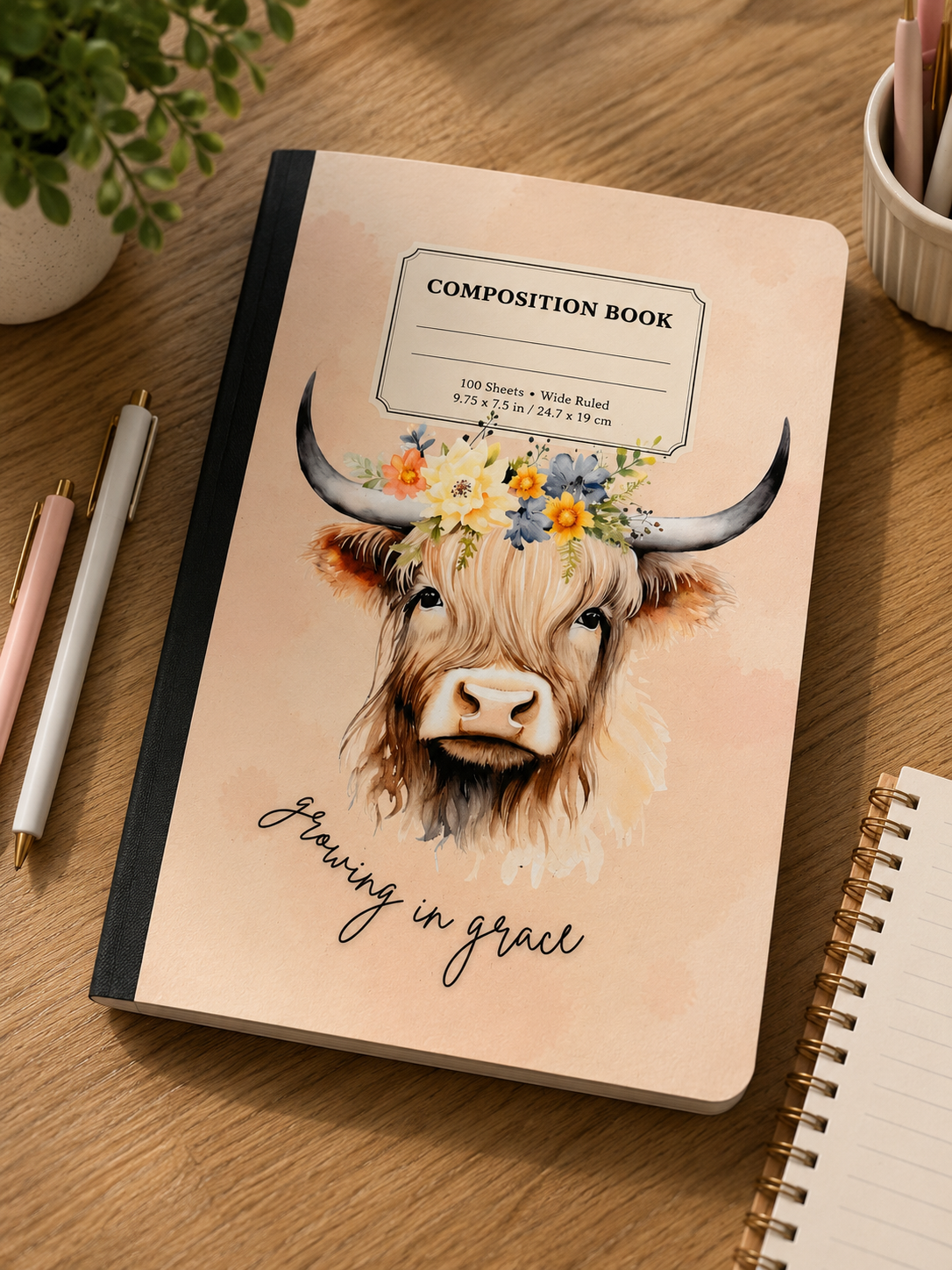 Growing in Grace Composition Book