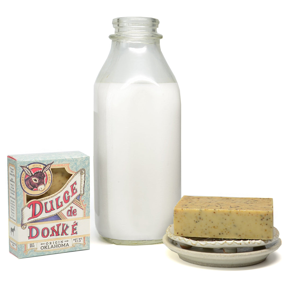 Rosemary Mint Donkey Milk Bar Soap, 4.5 oz