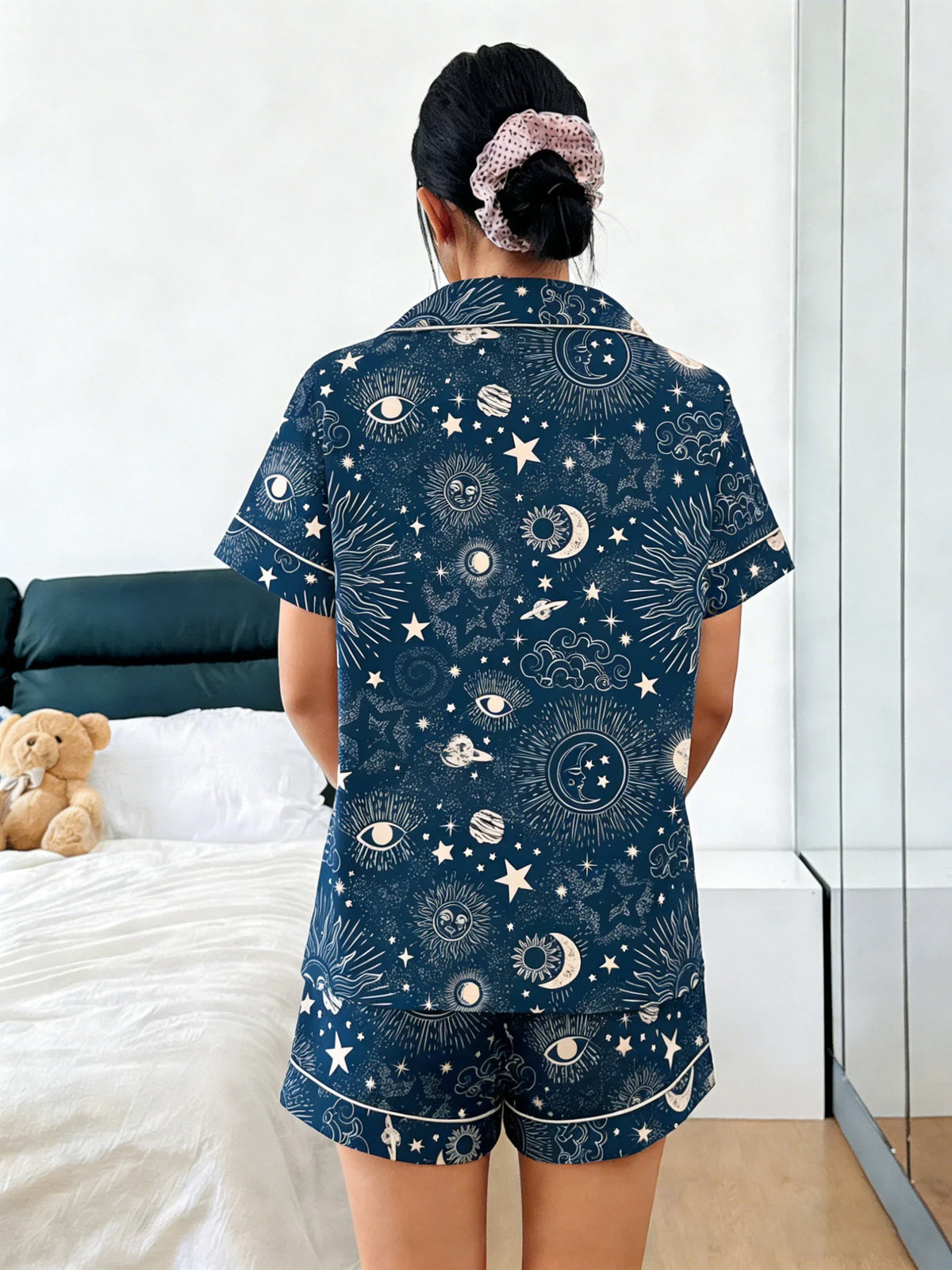 Celestial Sun, Moon & Star Pajama Set