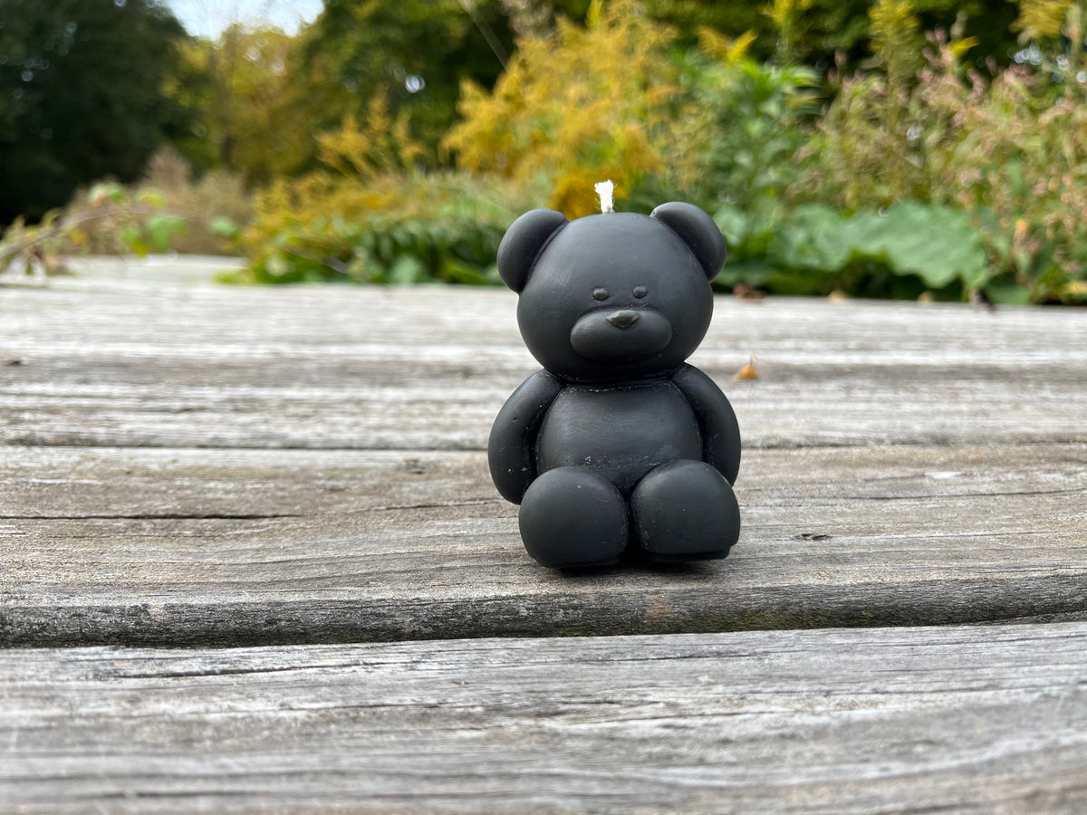 Beeswax Cuddle Bear Candle
