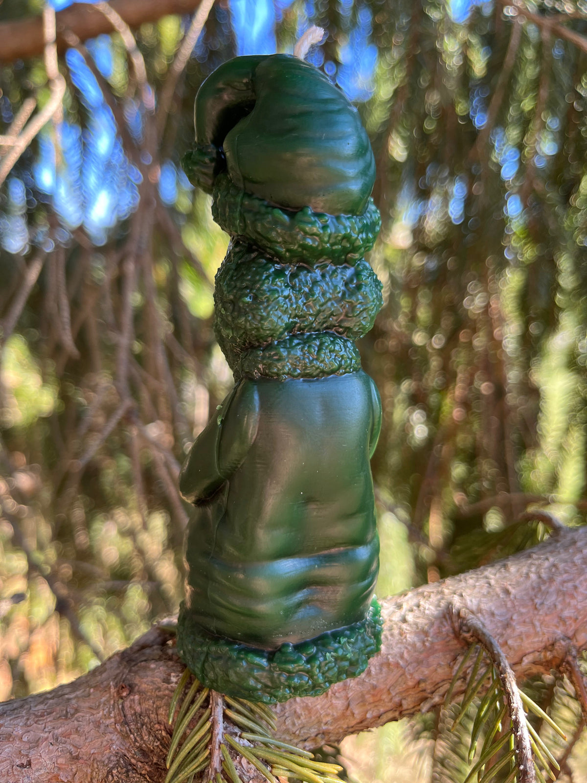 Beeswax Christmas Grinch Candle