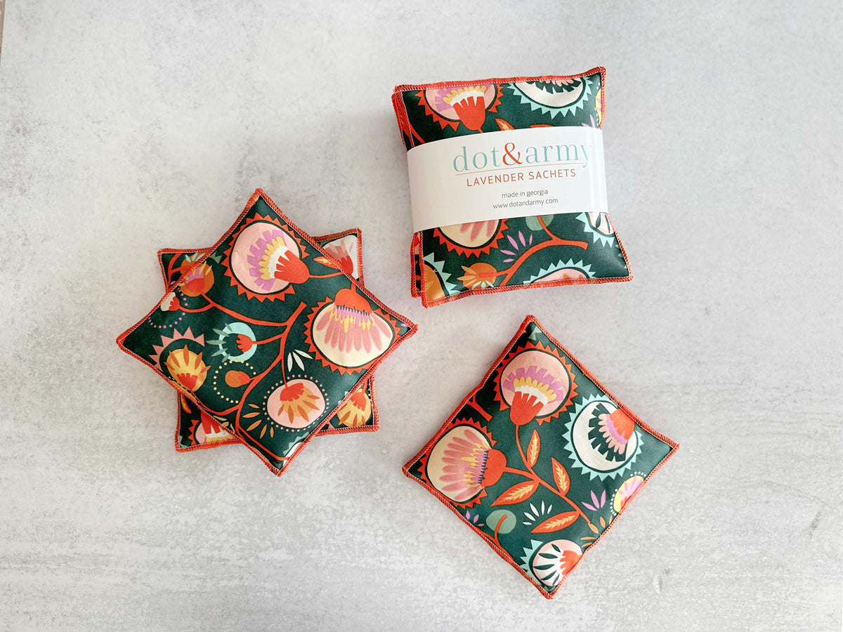 Desert Bloom Lavender Sachets – Set of 2