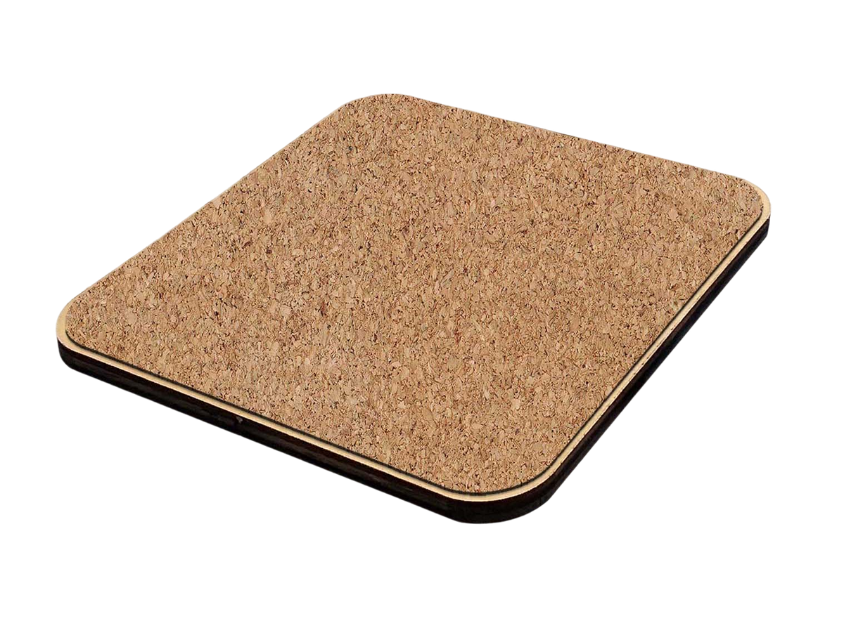 Horseshoe Art Wooden Cork Coasters Gift Set of 4 by Nature Wonders - Nature Wildlife Decor - 8198622C-S4