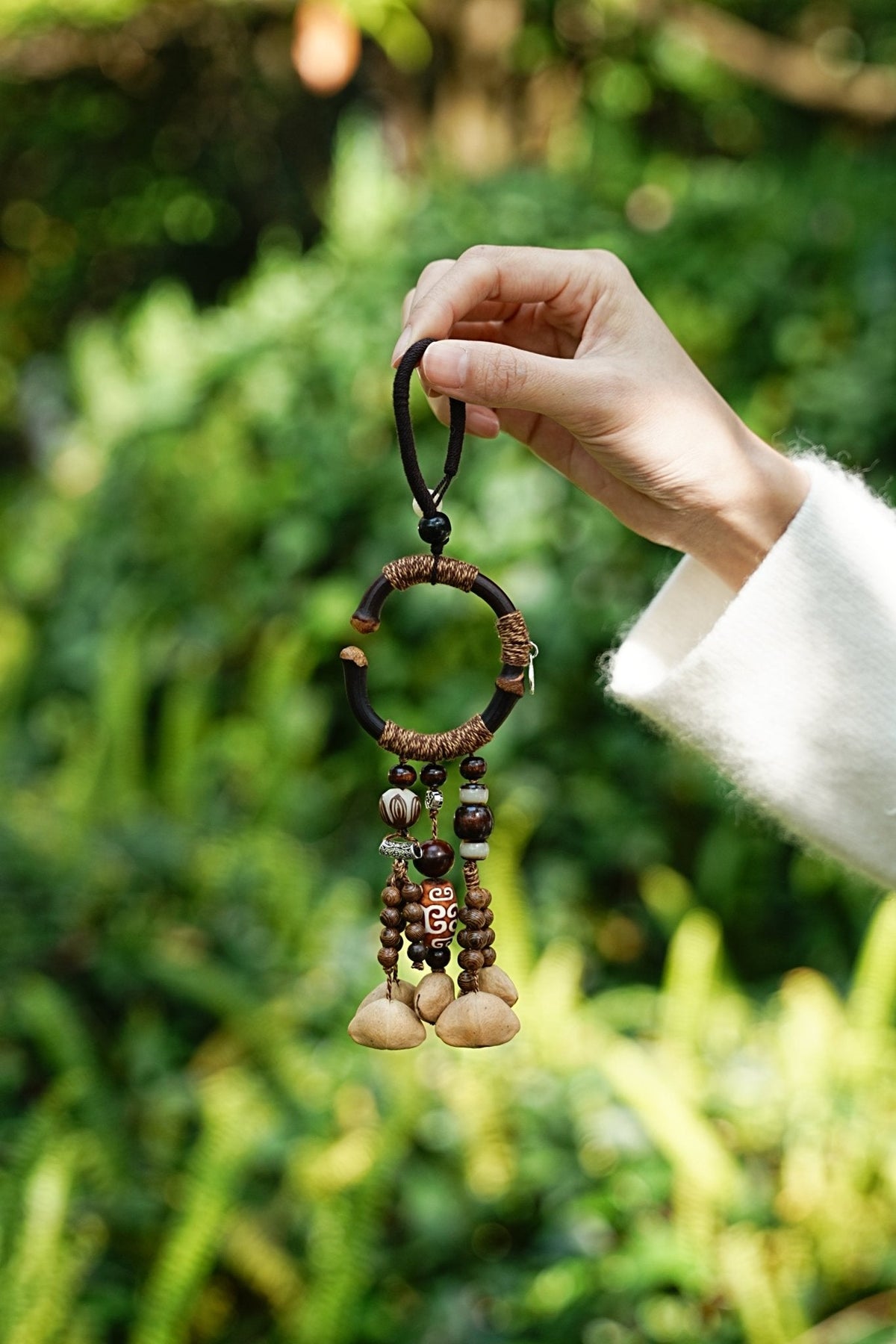 "Woodland Tales" Seed Wood Bag Charm