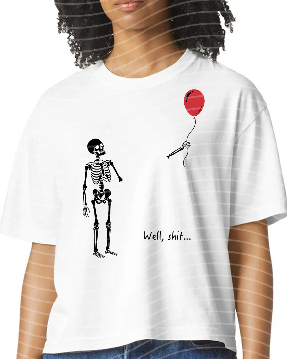 Balloon Skelly Graphic Tee