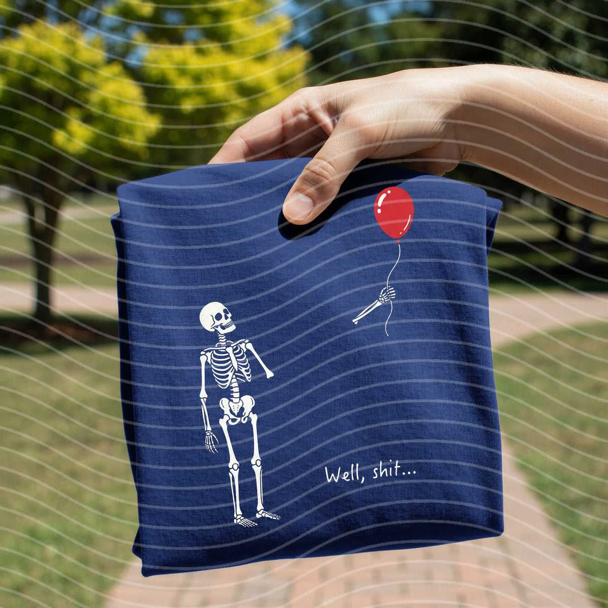 Balloon Skelly Graphic Tee