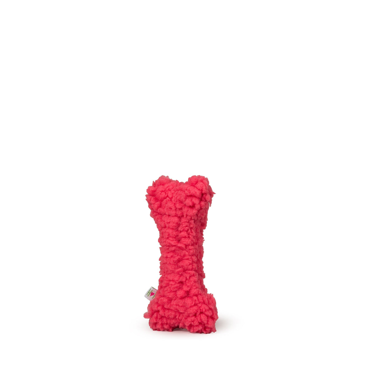 Pink HuggleFleece® Bone Dog Toy | HuggleHounds HuggleCause™