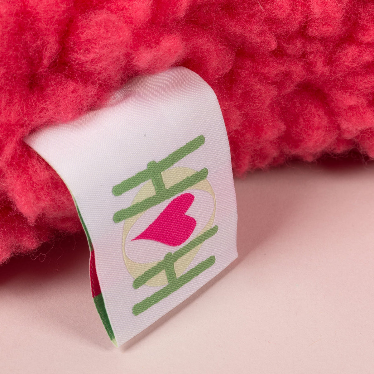 Pink HuggleFleece® Bone Dog Toy | HuggleHounds HuggleCause™