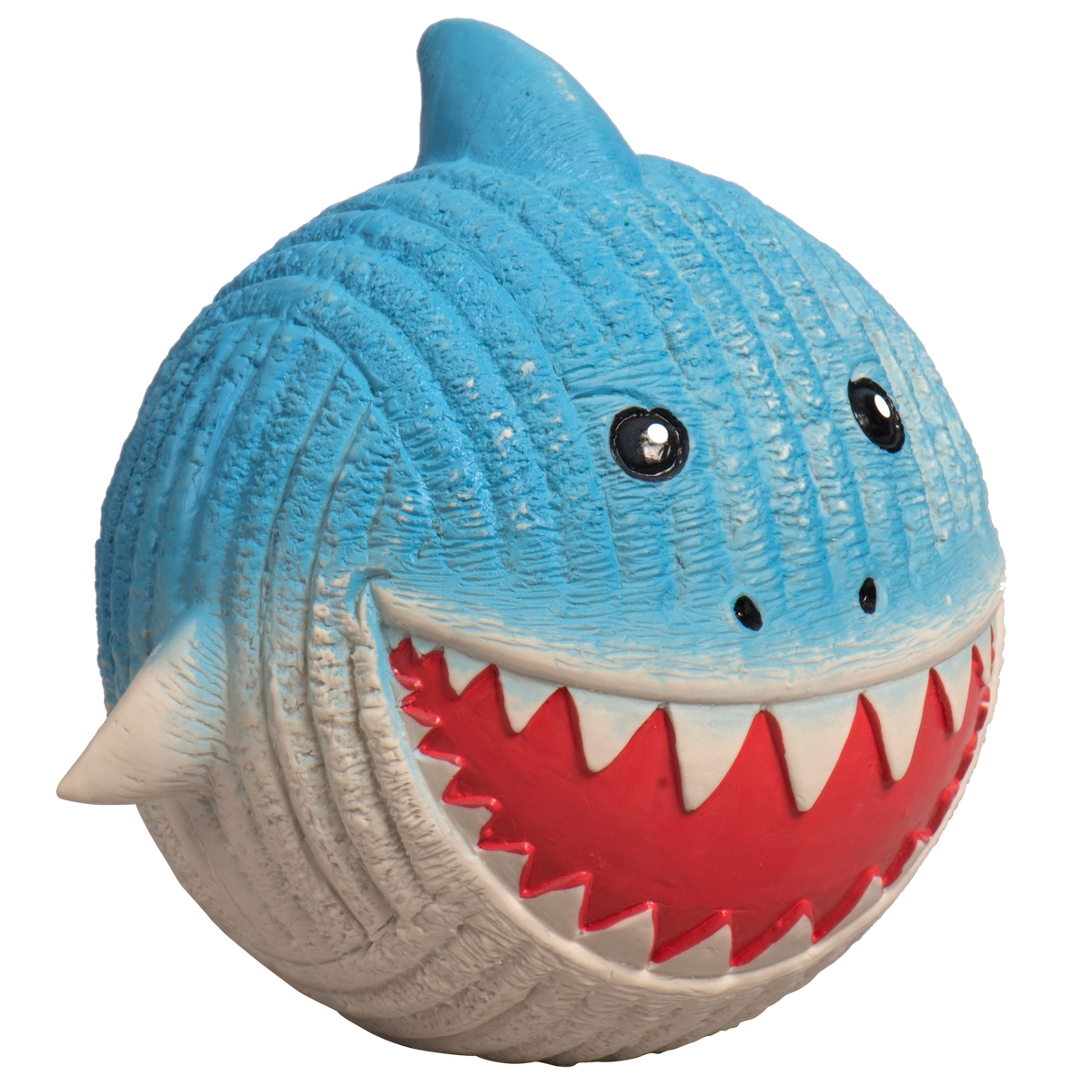 Finn the Shark Ruff-Tex® Squeaky Dog Ball | HuggleHounds