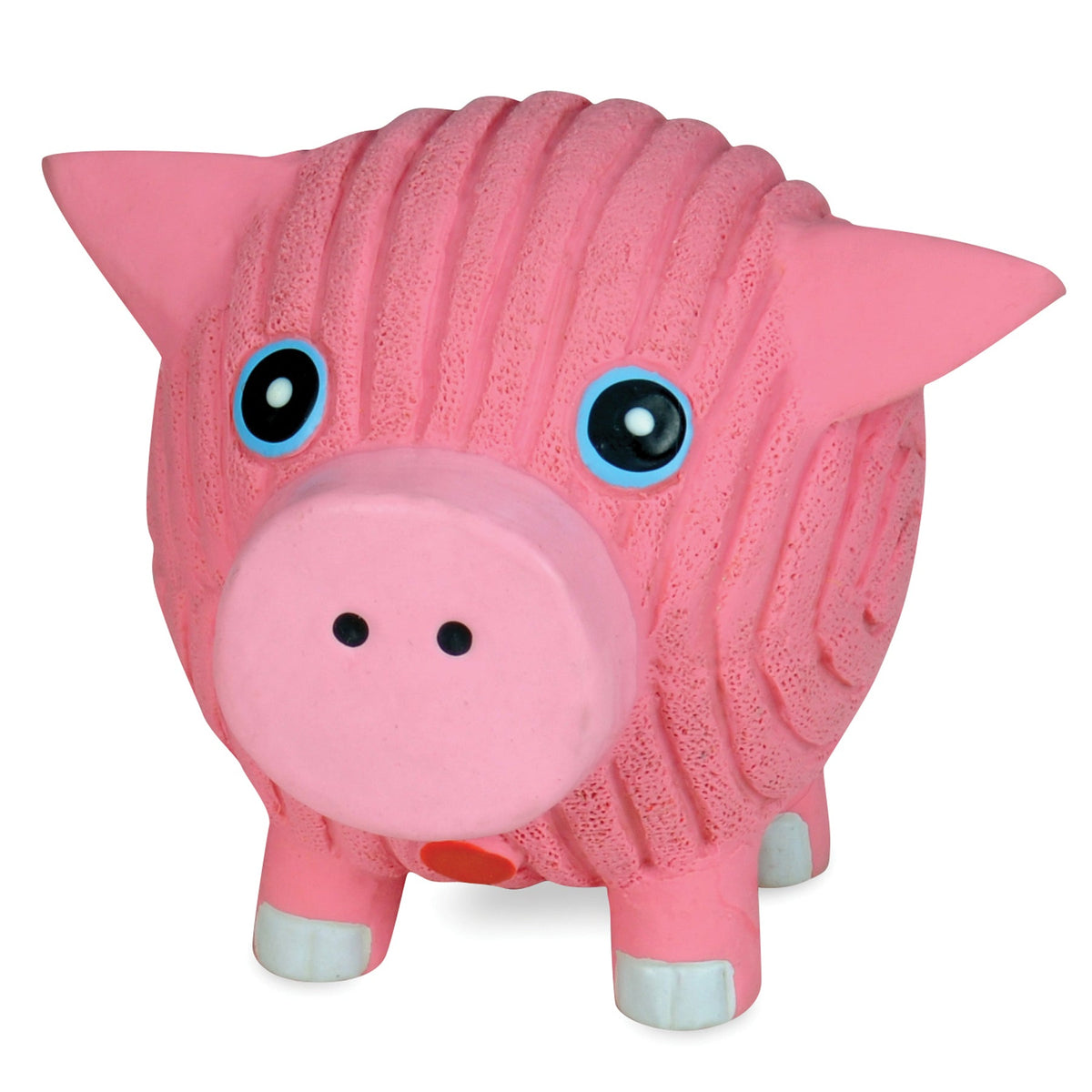 Hamlet the Pig Ruff-Tex® Latex Ball Dog Toy | HuggleHounds