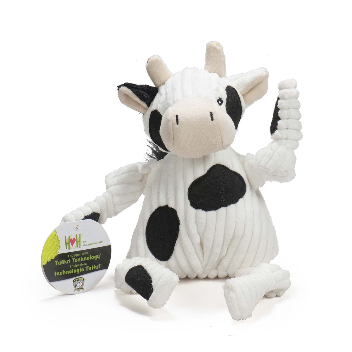 Dottie Cow Knottie® Plush Dog Toy | HuggleHounds