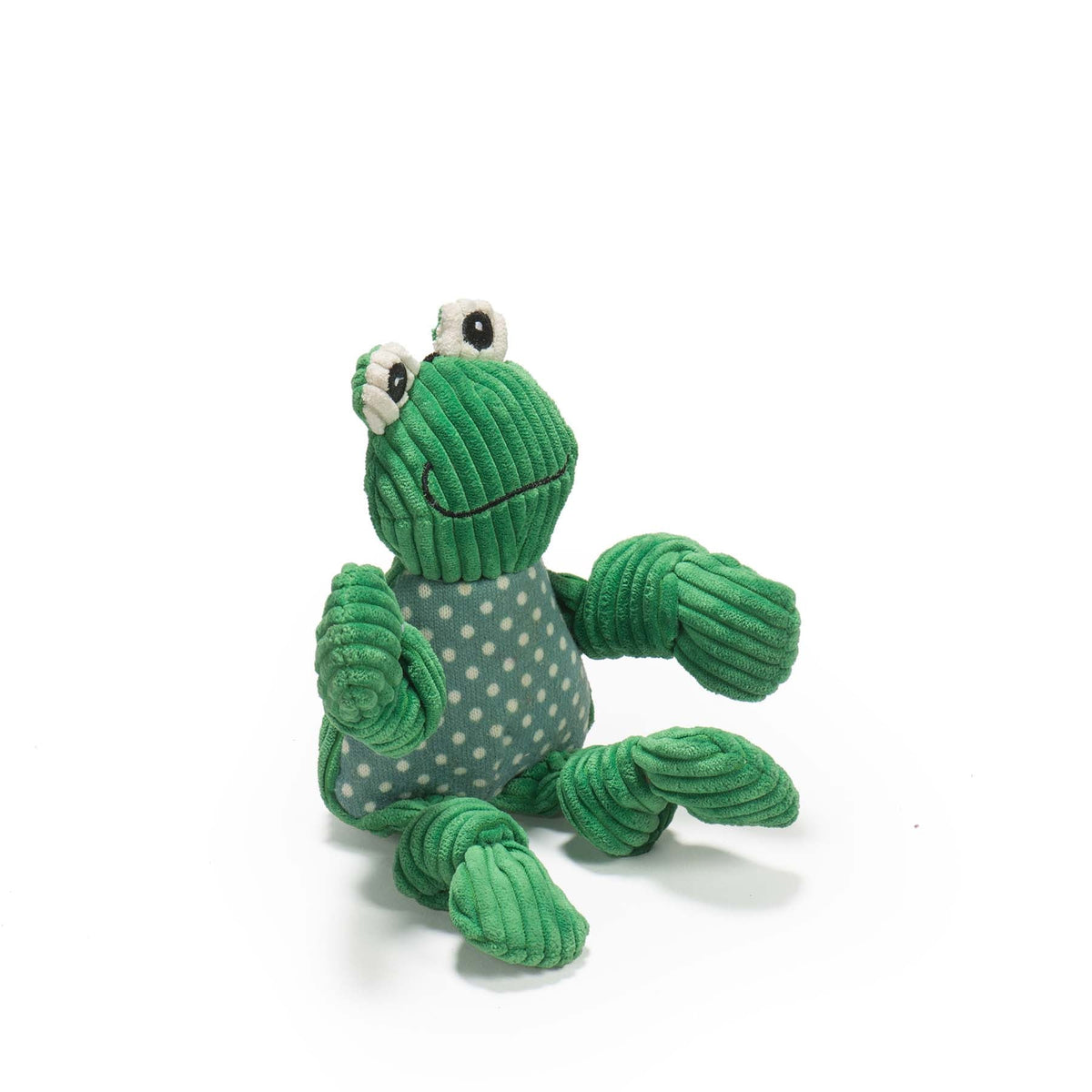Fergie Frog Knottie® Plush Dog Toy | HuggleHounds