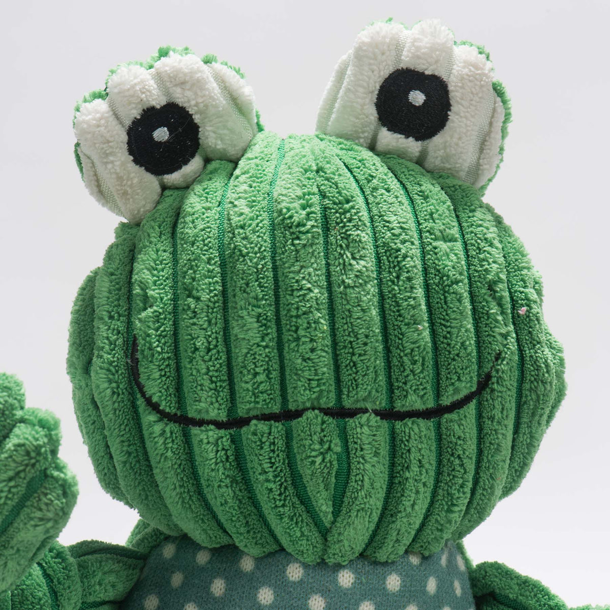 Fergie Frog Knottie® Plush Dog Toy | HuggleHounds