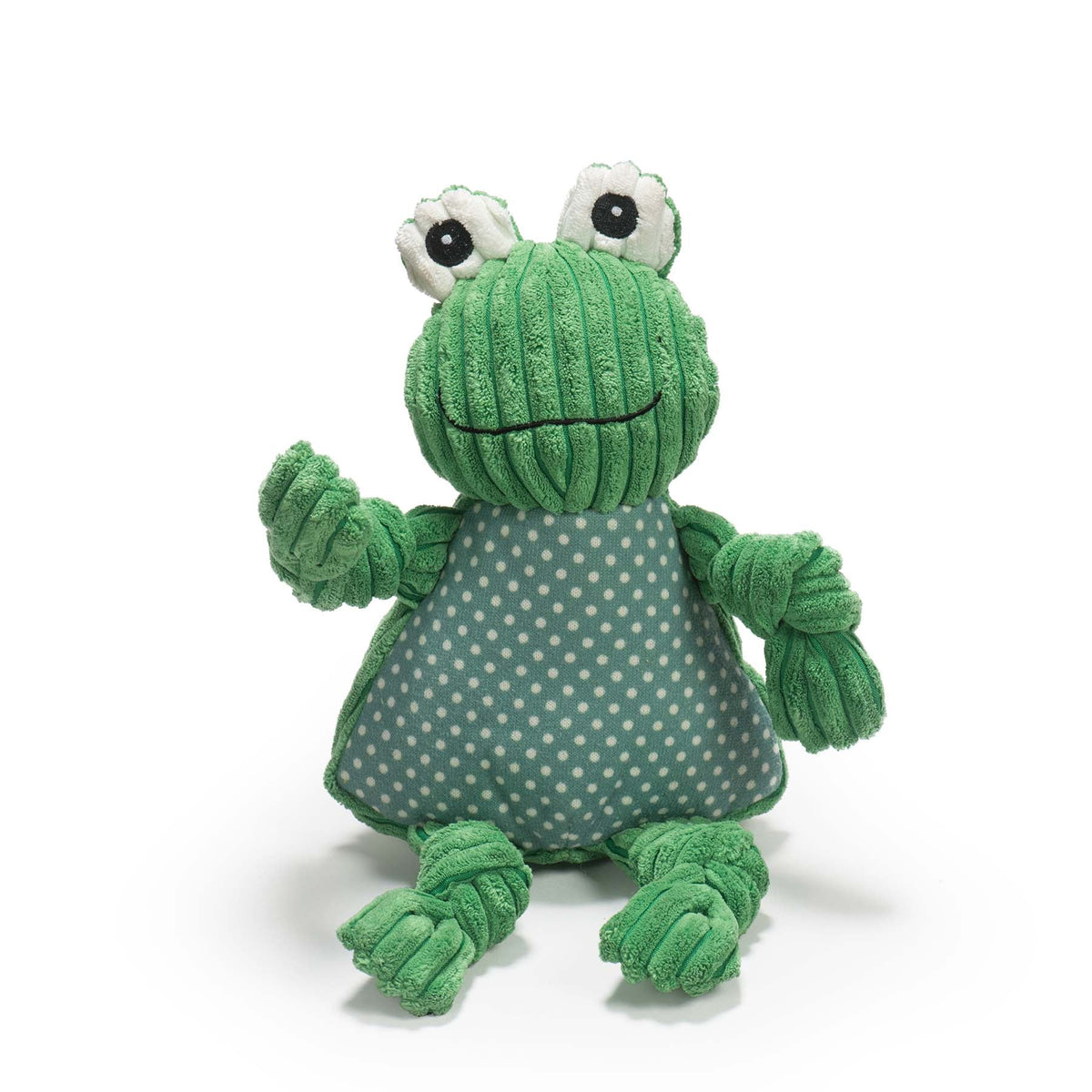 Fergie Frog Knottie® Plush Dog Toy | HuggleHounds