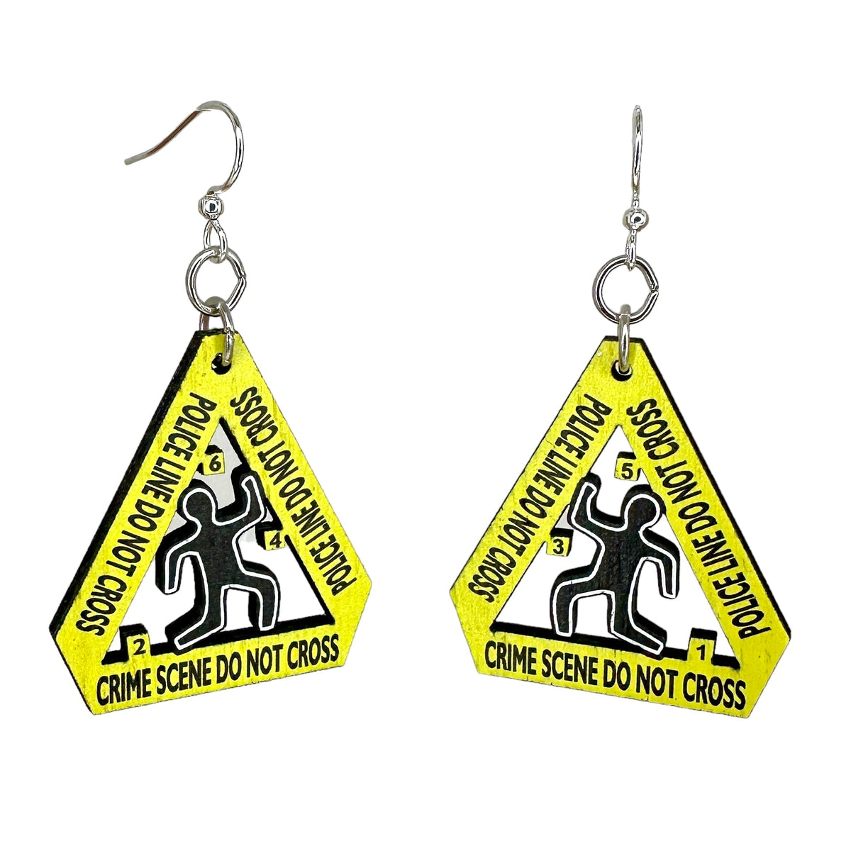 Crime Scene Earrings