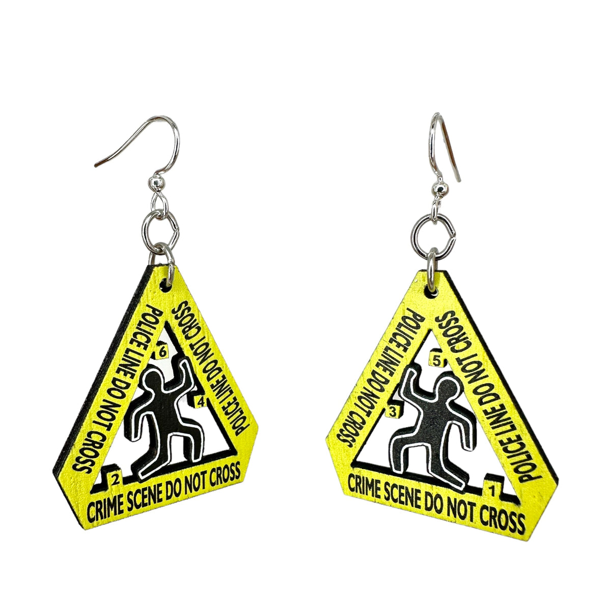 Crime Scene Earrings