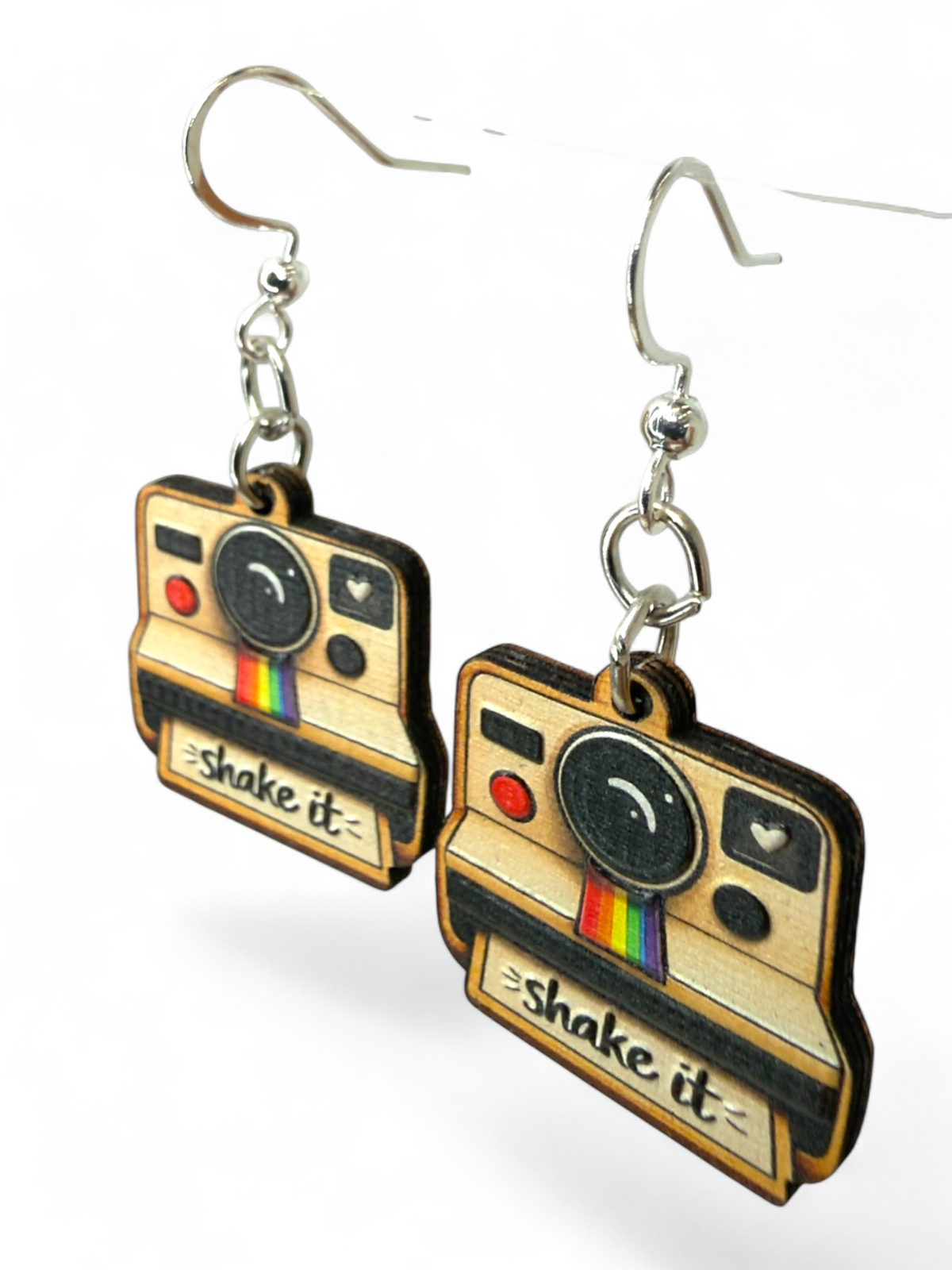 Shake it like a Polaroid Picture Earrings #1908
