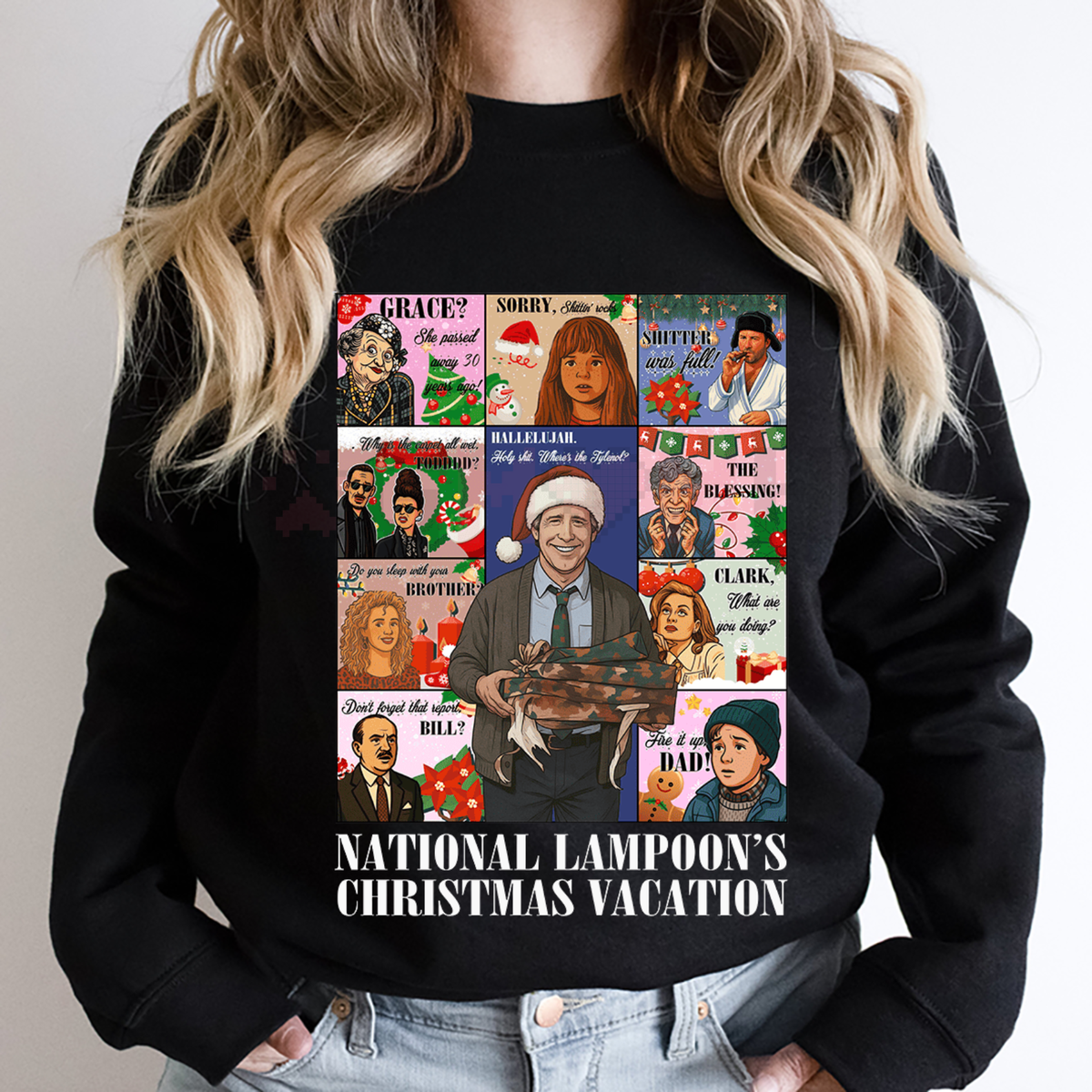 Griswold Family Christmas Collage Sweatshirt