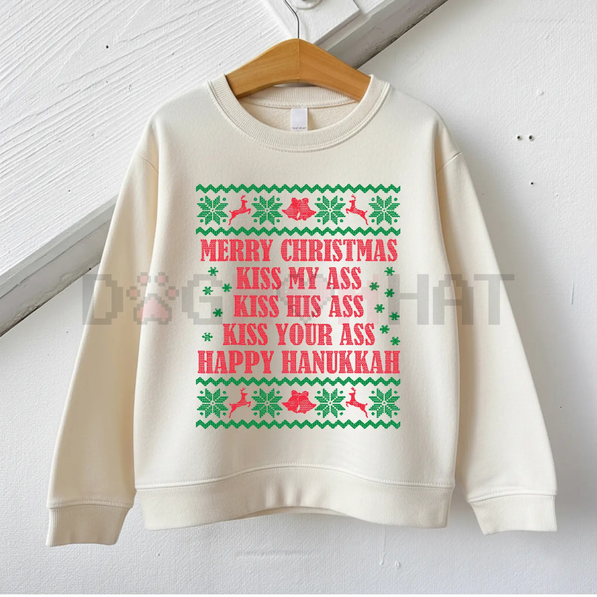 Merry Christmas Kiss My Ass Sweatshirt