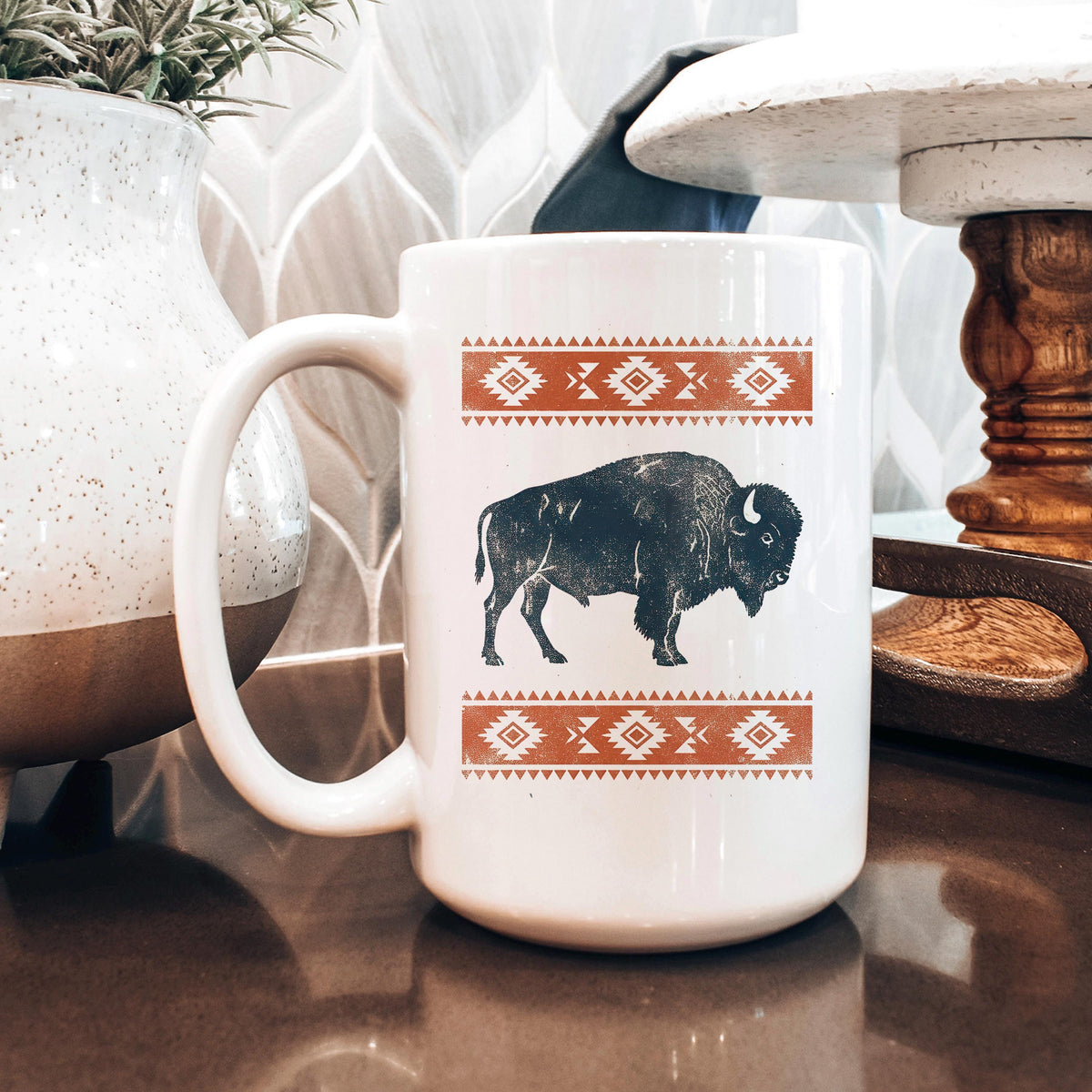 Western Buffalo Ceramic Mug