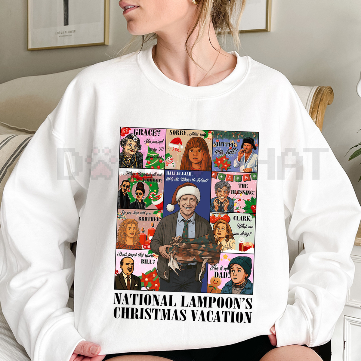 Griswold Family Christmas Collage Sweatshirt