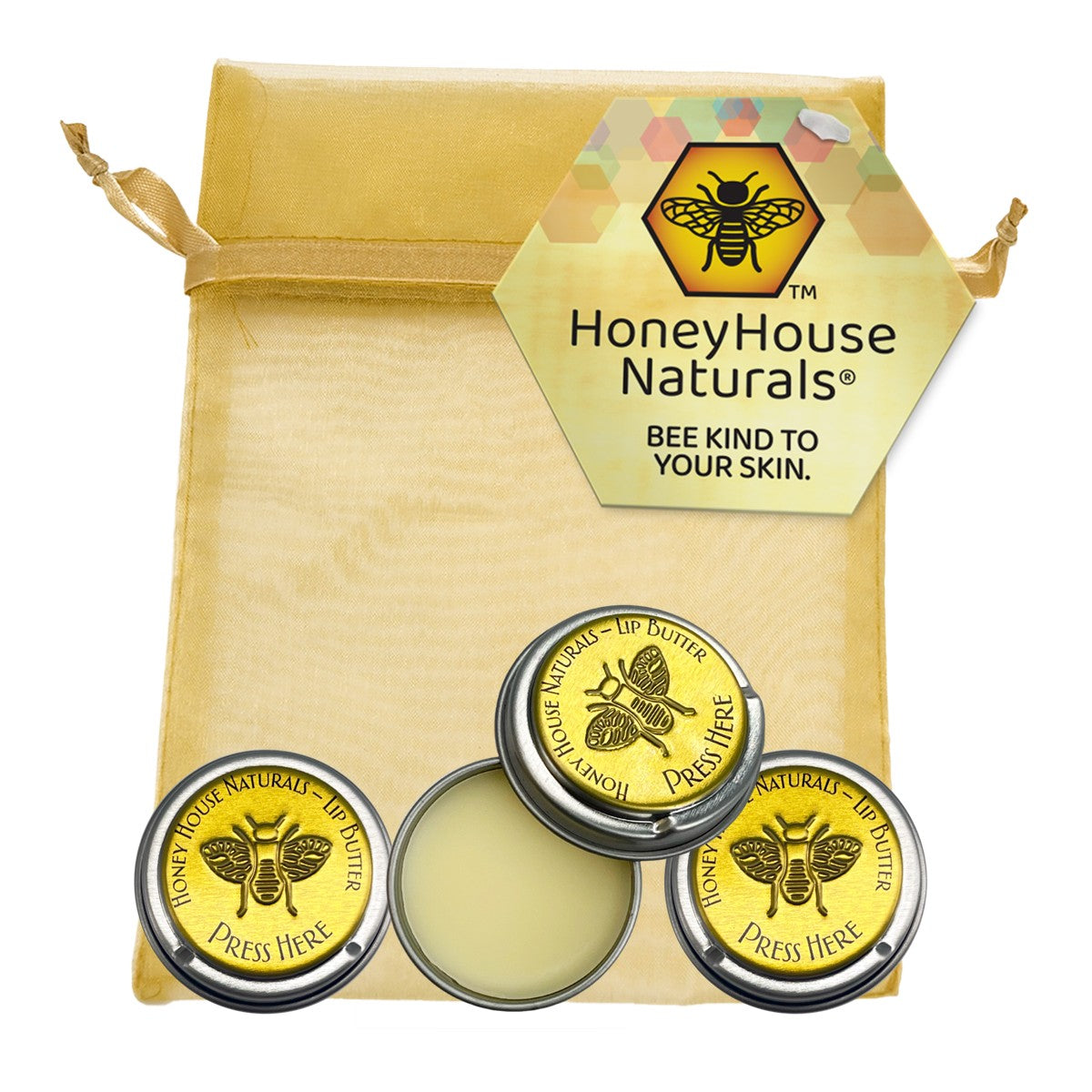 Lip Butter Tin - 3 Pack Gift Set