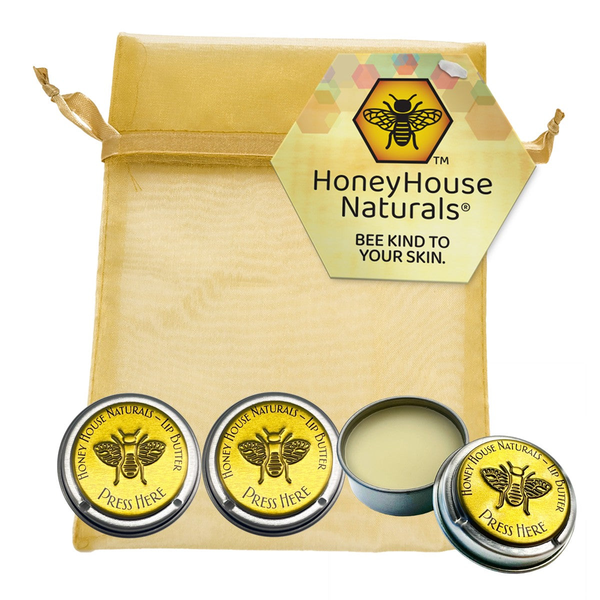 Lip Butter Tin - 3 Pack Gift Set