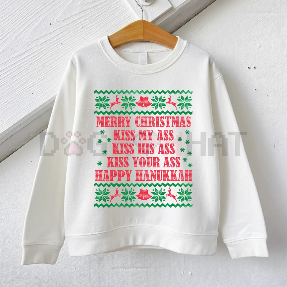 Merry Christmas Kiss My Ass Sweatshirt