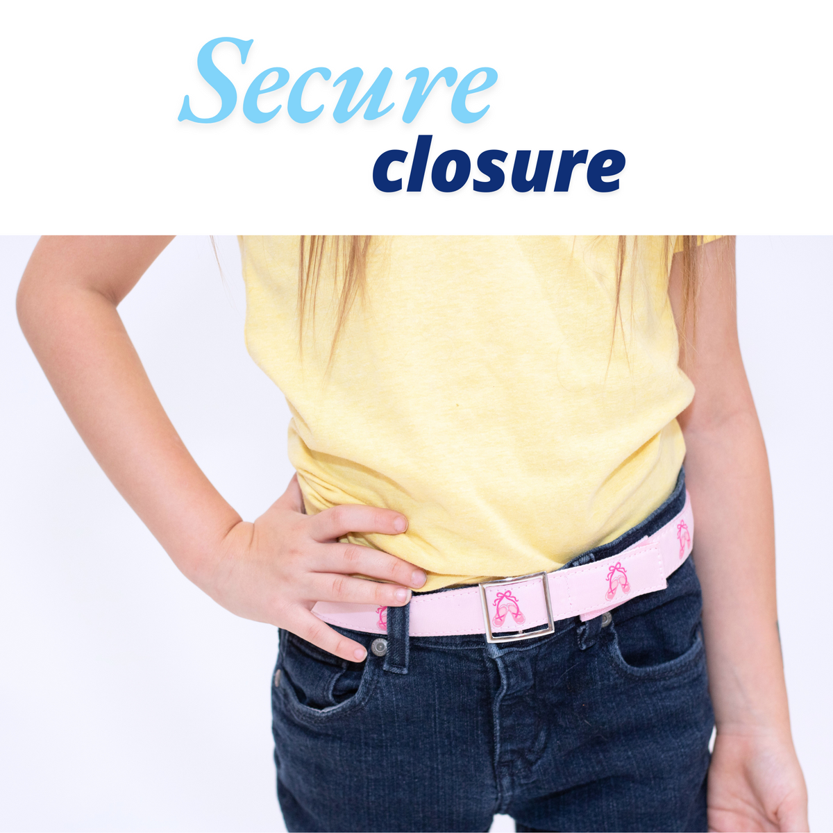 Ballet Shoes Toddler/Girls Belt - Easy Fasten - Buckle Included