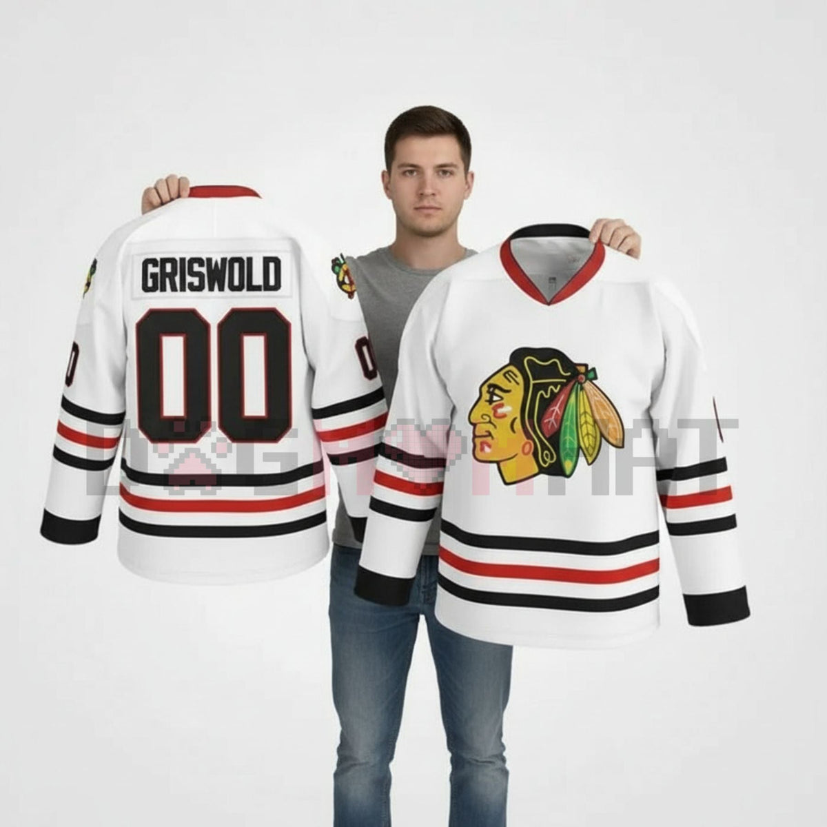 Griswold 00 Christmas Hockey Jersey