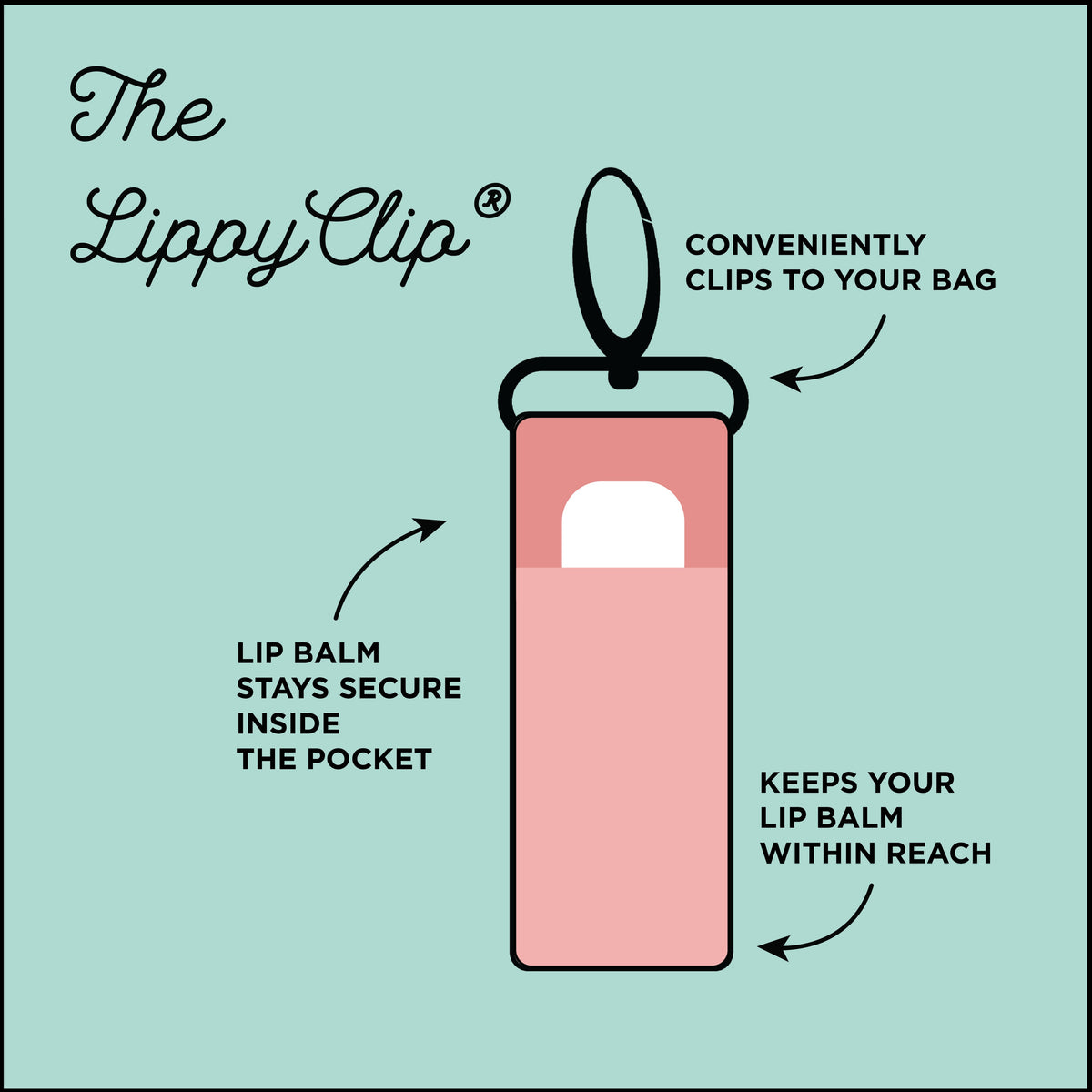 Joyful Gnomes LippyClip® Lip Balm Holder