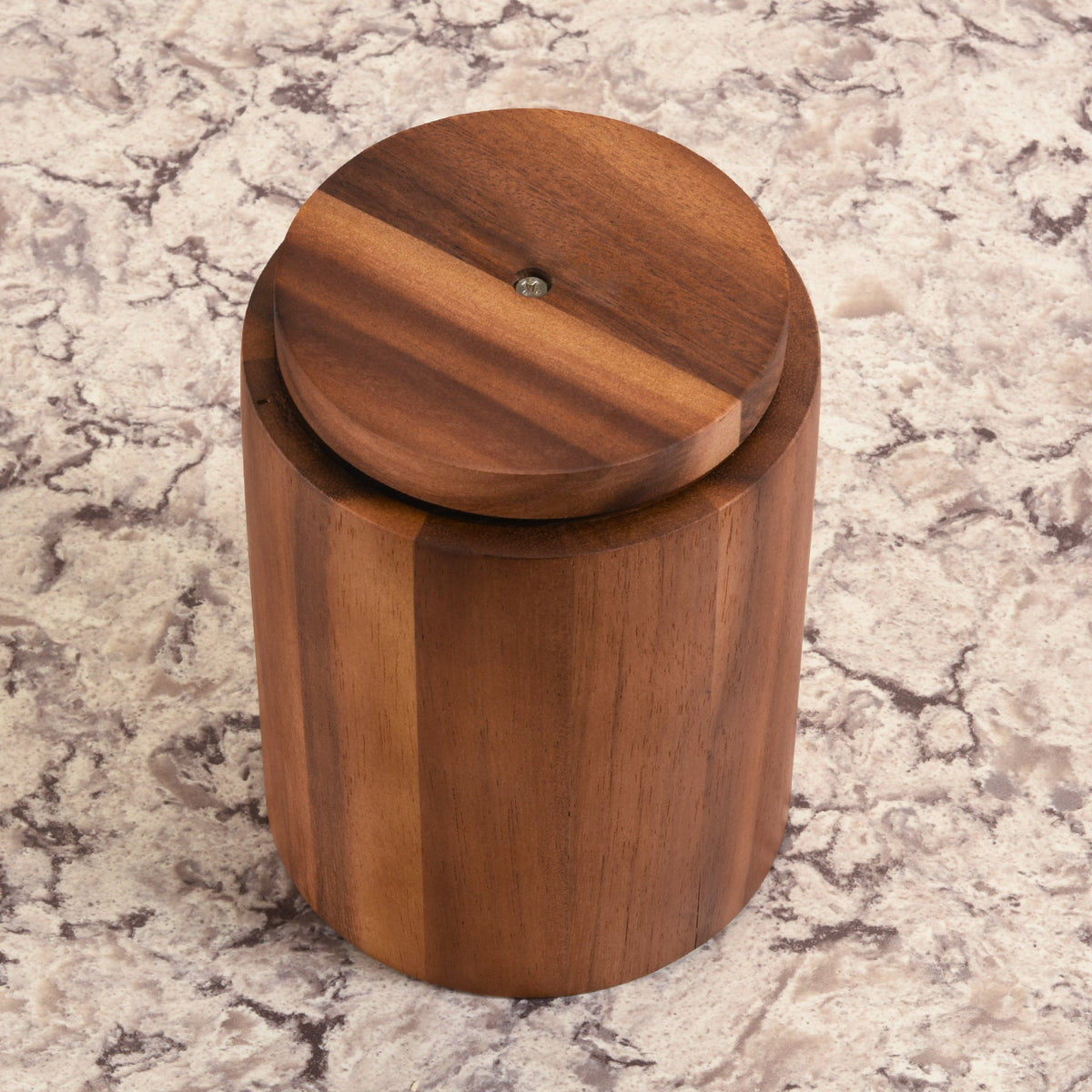 Acacia Wood Rotating Utensil Holder