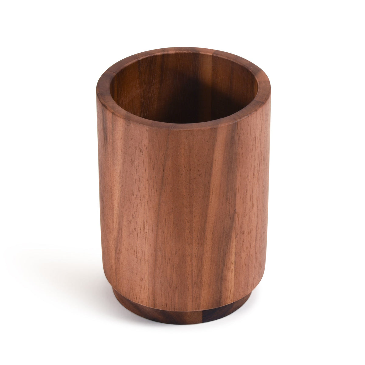 Acacia Wood Rotating Utensil Holder