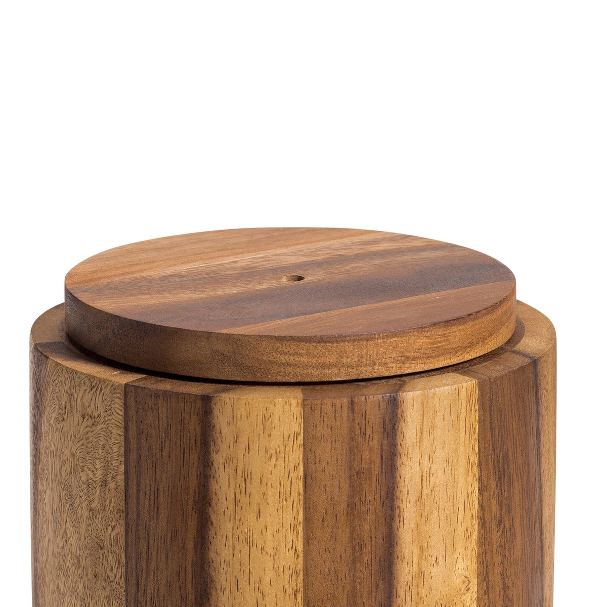 Acacia Wood Rotating Utensil Holder