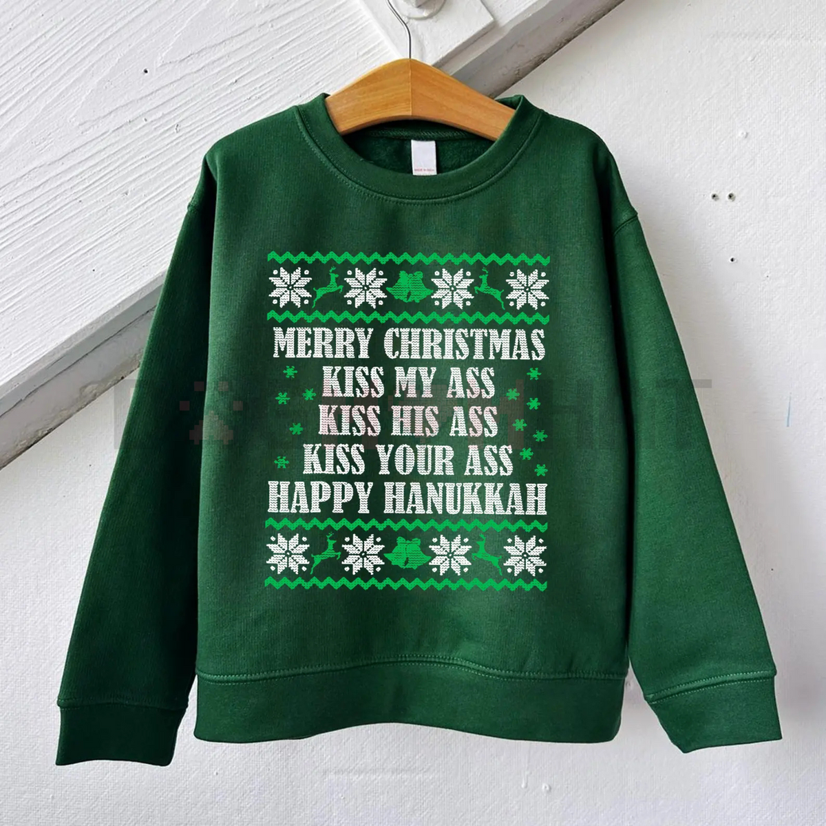 Merry Christmas Kiss My Ass Sweatshirt