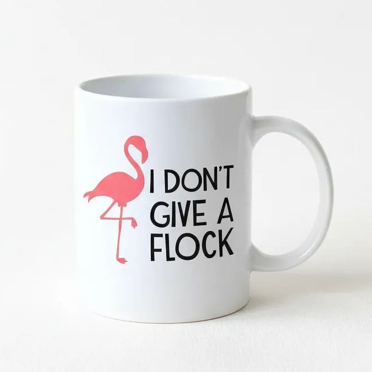 I Don’t Give a Flock Flamingo Coffee Mug