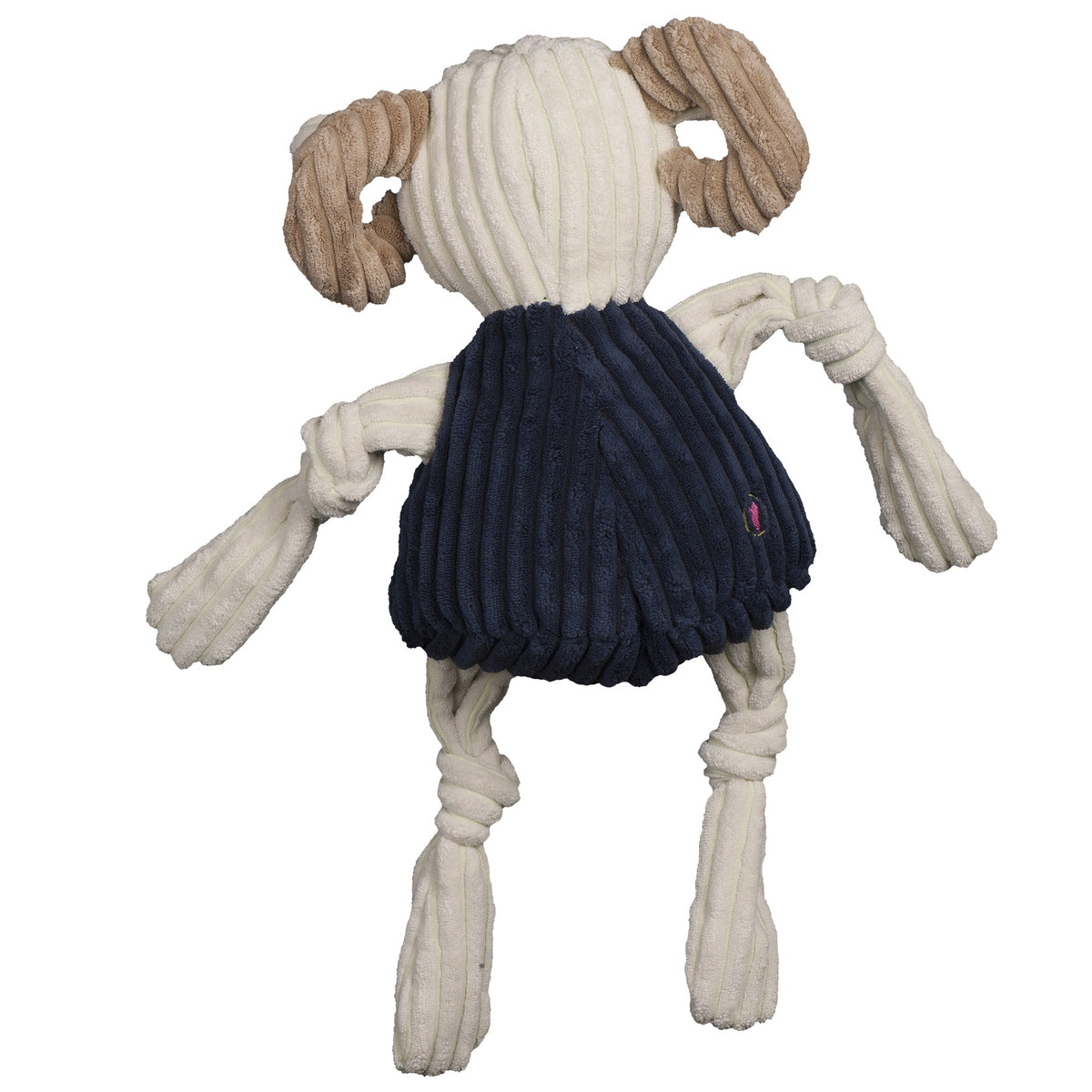 Navy Bill the Goat Knottie® Plush Dog Toy | HuggleHounds