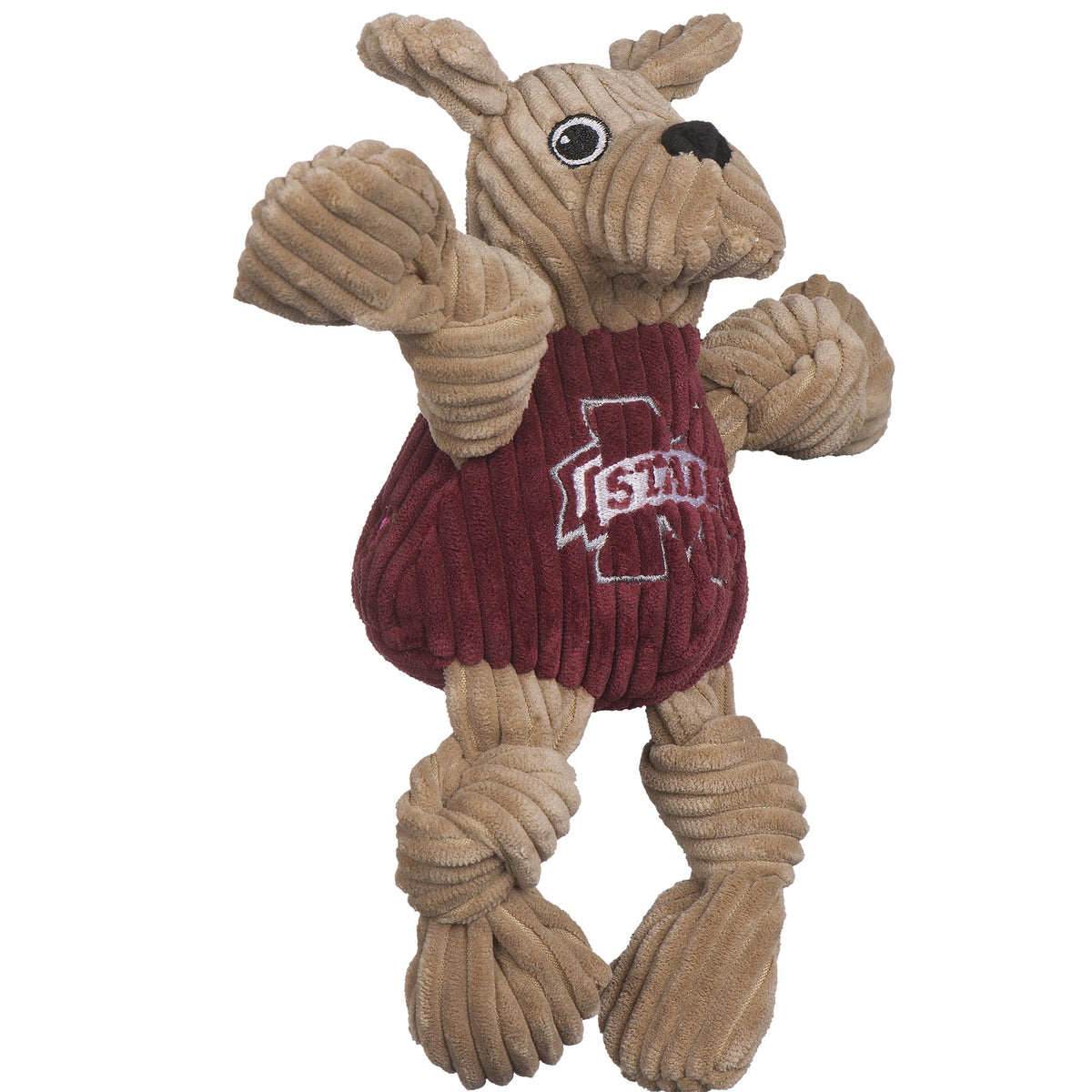 Mississippi State Bully Bulldog Knottie® Plush Dog Toy