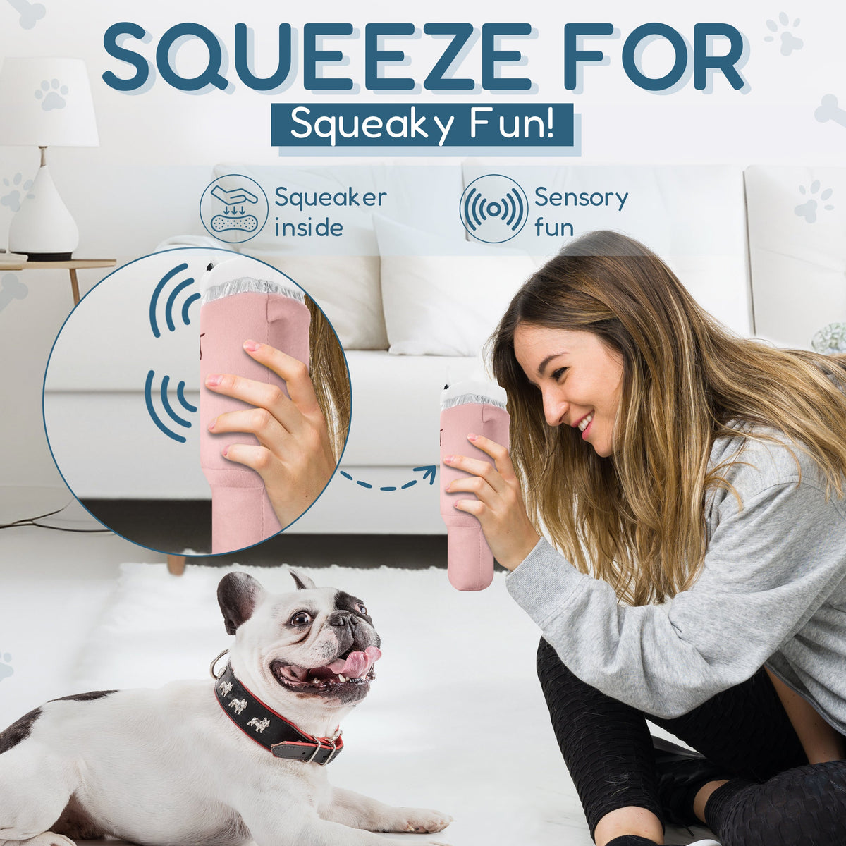 Pup Cup Squeaky Tumbler Dog Toy