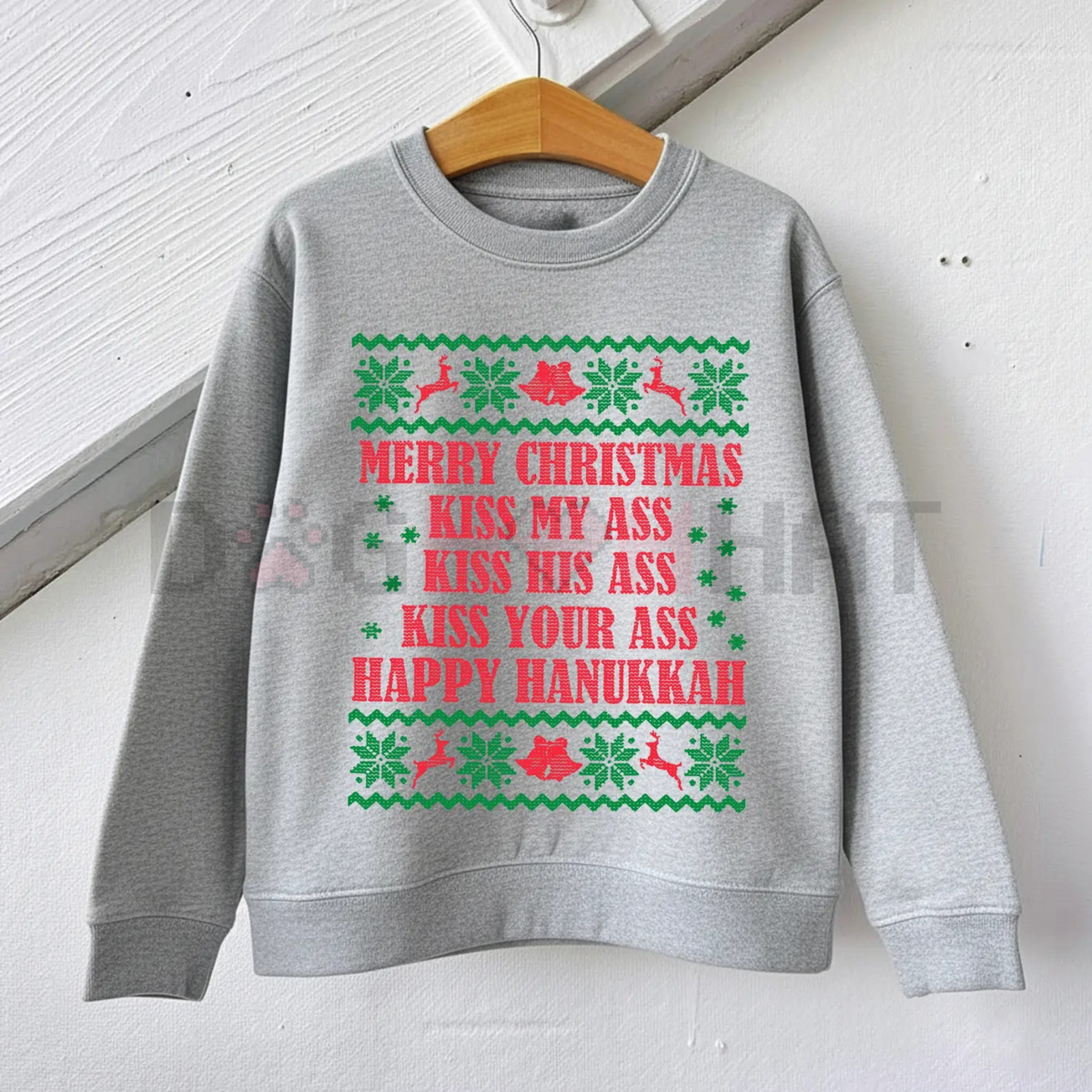 Merry Christmas Kiss My Ass Sweatshirt