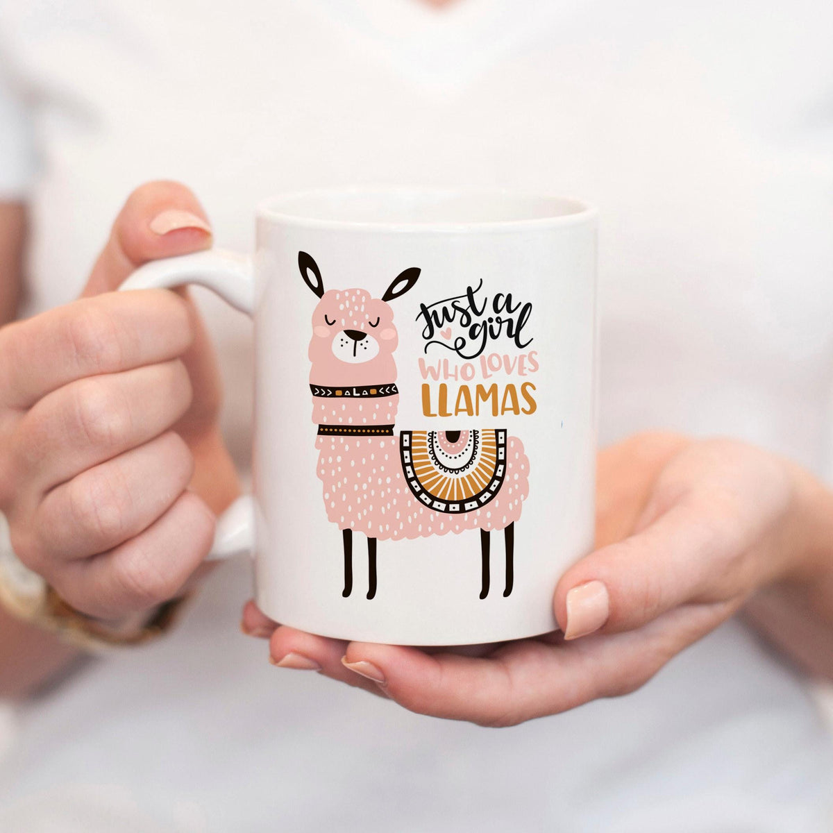 Just a Girl Who Loves Llamas Mug