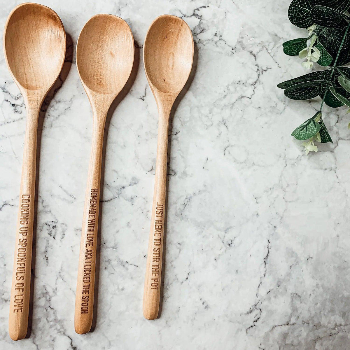Mom's Kitchen Porcelain Spoon Rest with Optional Wooden Spoon