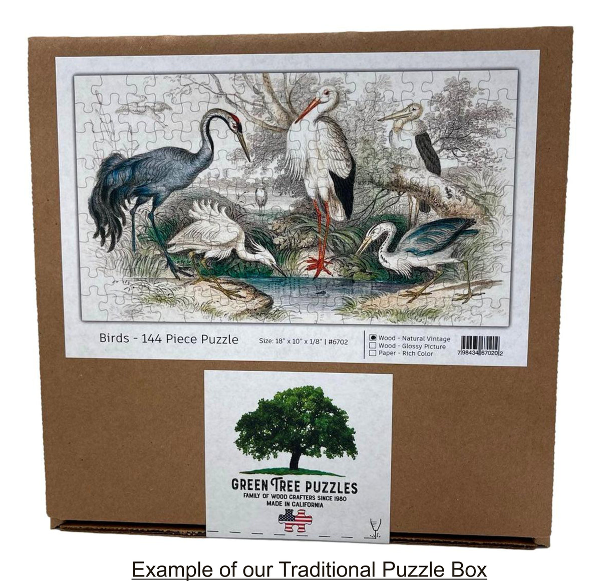 West Virginia Water Wheel Puzzle - 144PCS - #6701